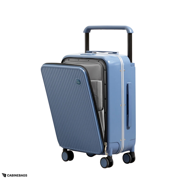 Handbagage Koffer met Laptopvak & Brede Handgreep 55×36×22 cm